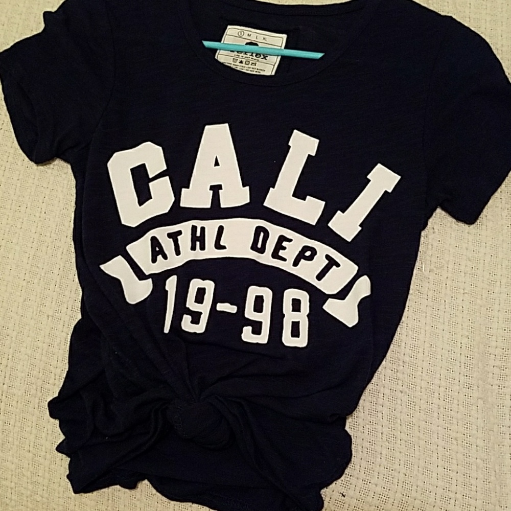 Navy Blue Cali Top